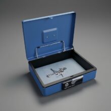 металлический кэшбокс (денежный ящик) SRM Cash Box CB‑9707.