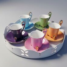 кофейный сервиз 5 персон