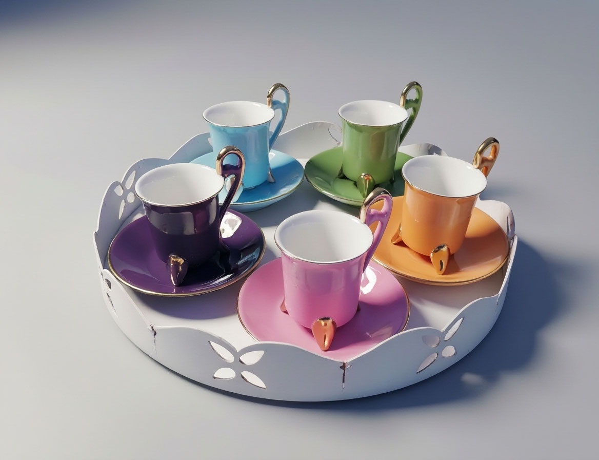 кофейный сервиз 5 персон