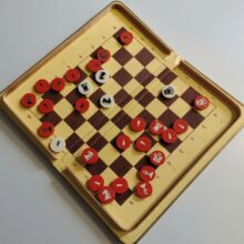 дорожный (карманный) набор для игры в шашки